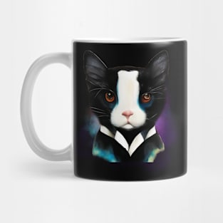 Tuxedo Cat T-Shirt Mug